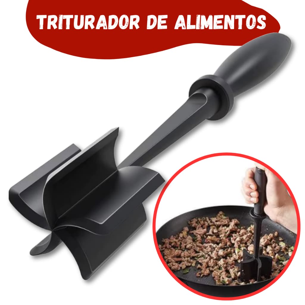Utensílio Cozinha Trituração Separação Carne moída Lâminas Chanfradas Desfiar Frango Amassar Legumes