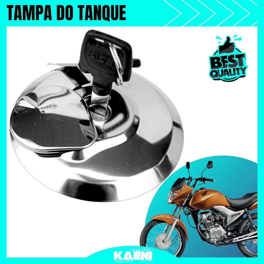 Tampa De Tanque Cg Titan 125 99/00 Fan 125 Titan 150 Cbx 250 Twister Cb 300 Xre 300