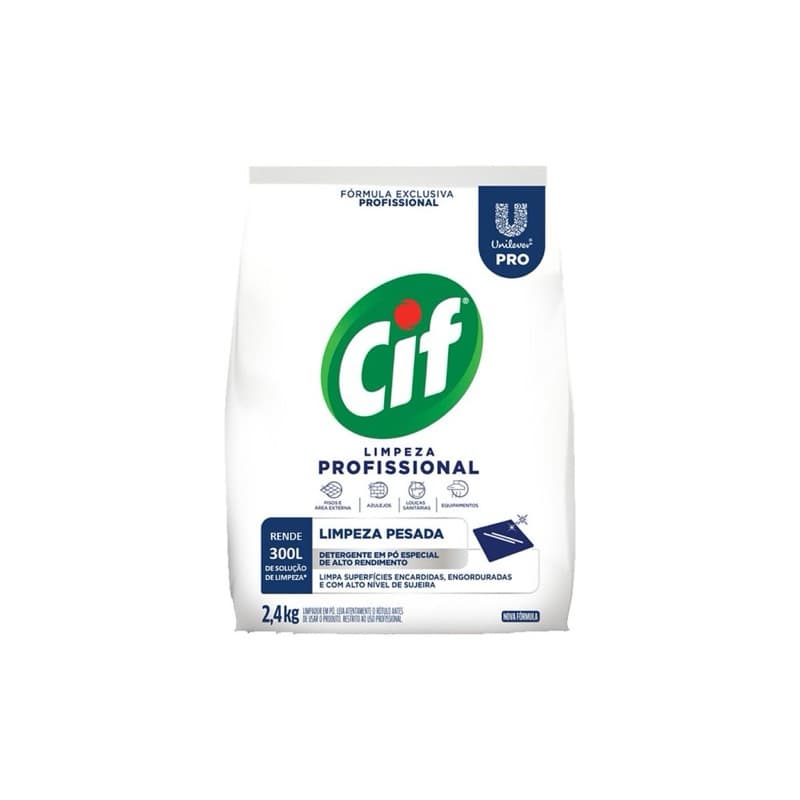 Limpador em Pó Limpeza Profissional 2,4kg Cif