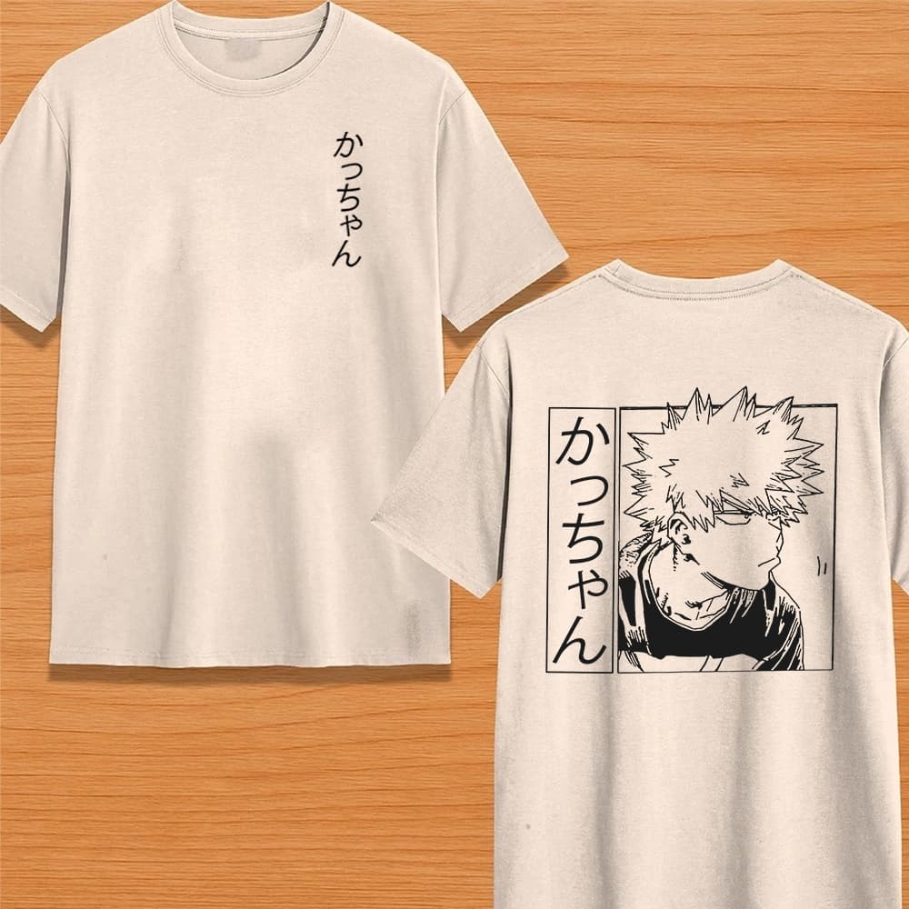 Camiseta Bakugou Varias Cores Anime Premium Blusao Slim Confortavel Estilosa Unissex Moda