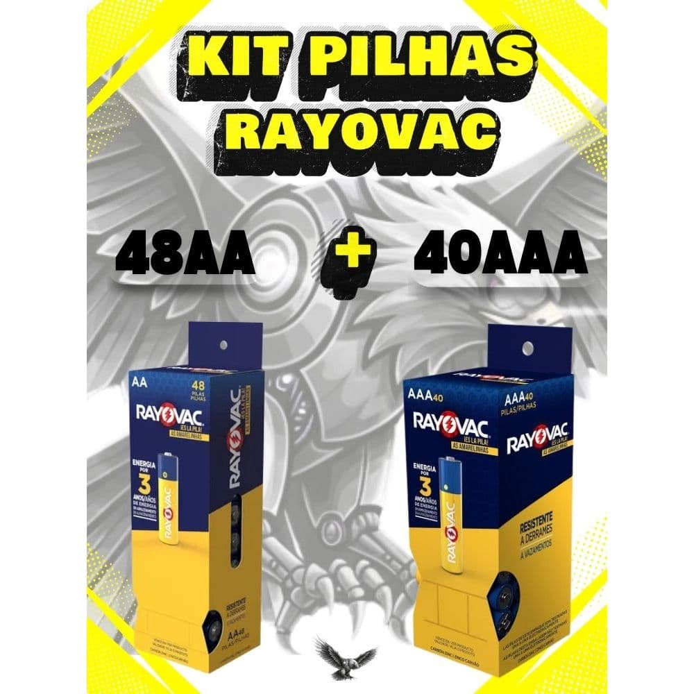 Amarelinhas Normal AA 48 Unidades+ 40 AAA Palito