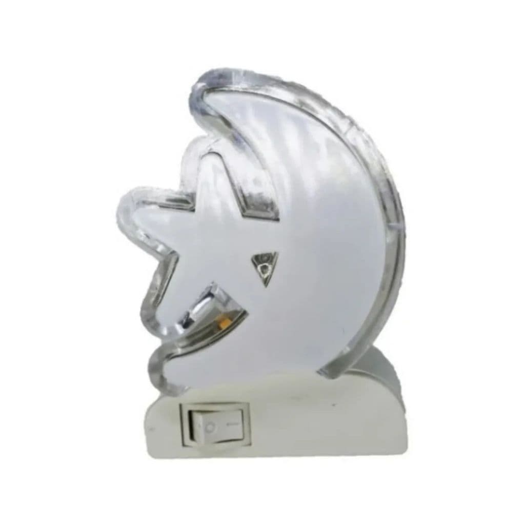 Luminária Led De Tomada Luz Noturna Lua Quarto Sala Criança Bebê Mini Abajur Bivolt