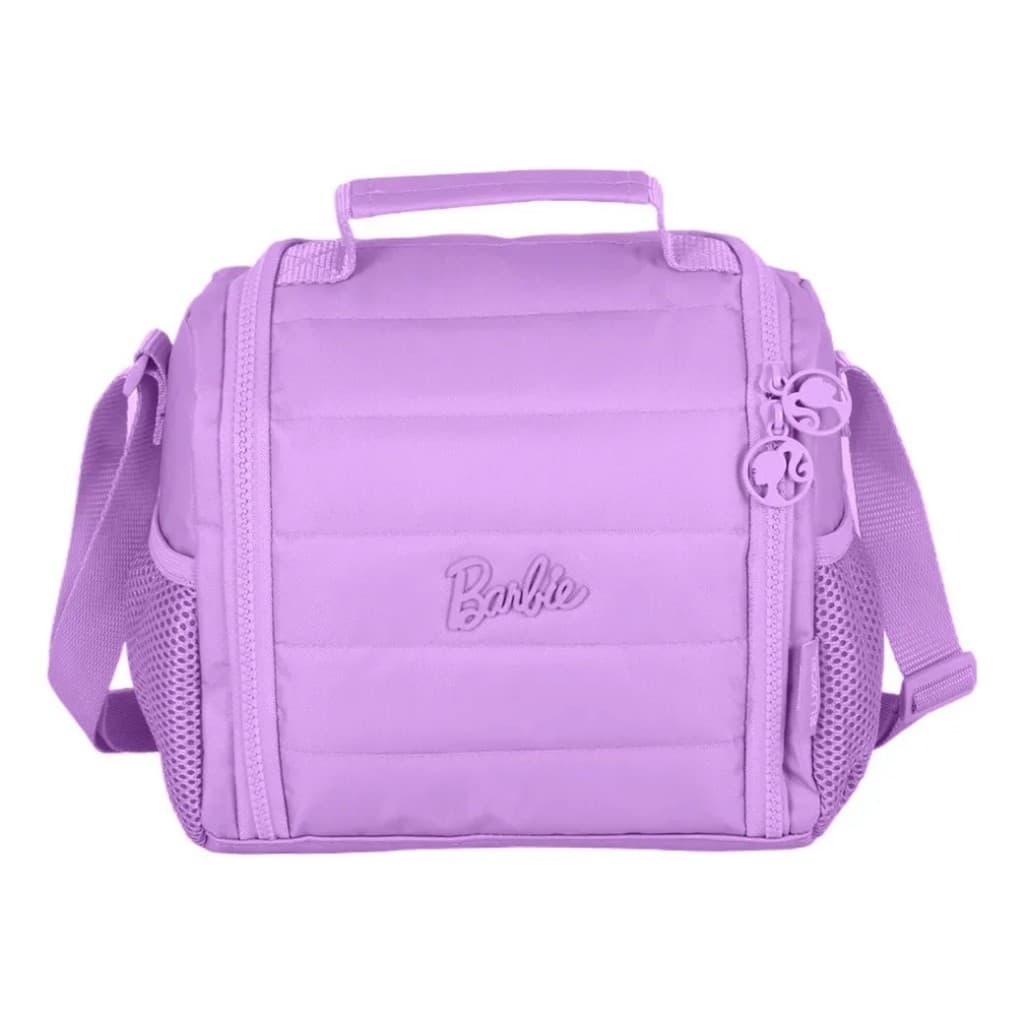 Lancheira Térmica Barbie Com Alça E Bolso Telado