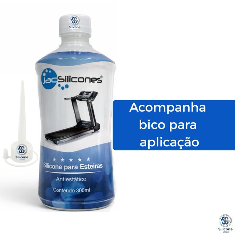 Silcone lubrificate para esteiras Jac Silicones 300ml 100% puro