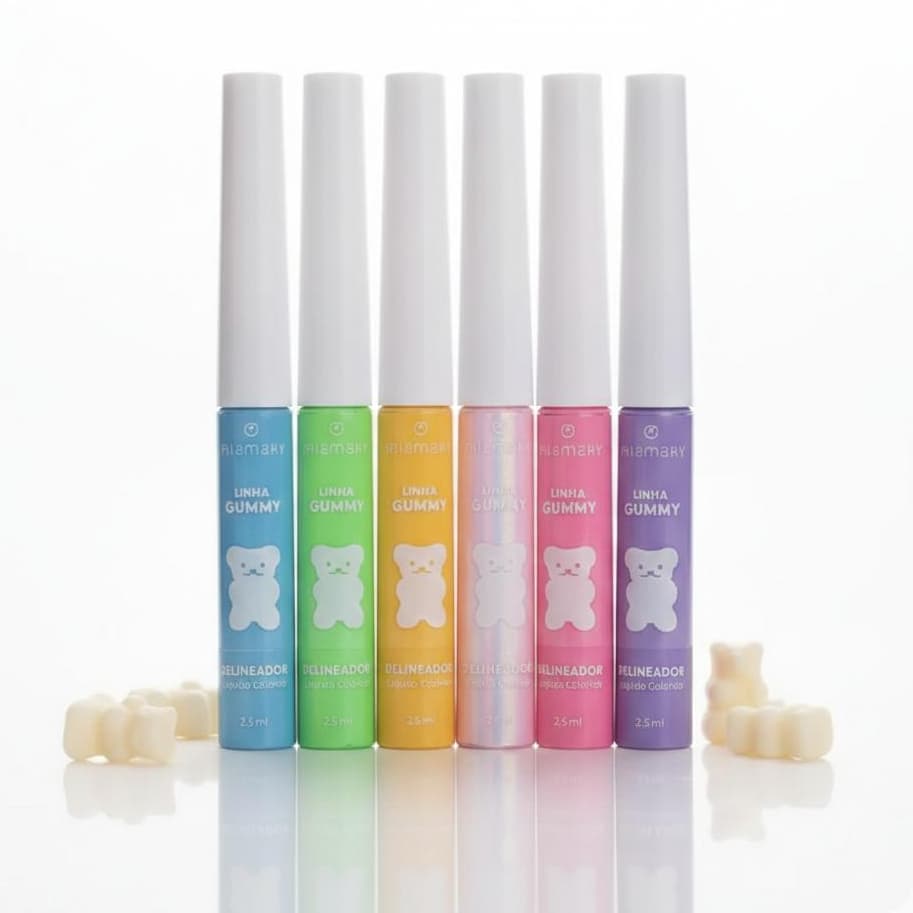 Delineador colorido Mia Make Linha Gummy