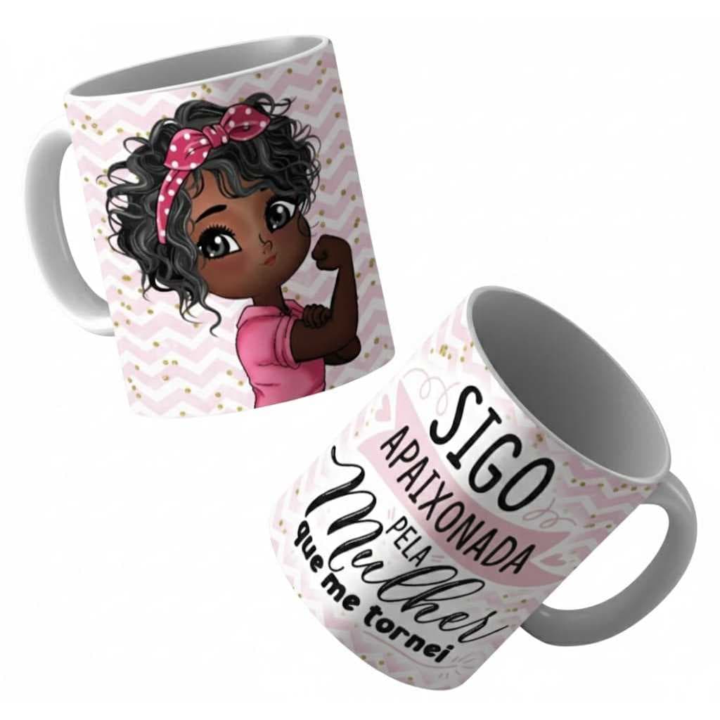 Caneca Personalizada dia das Mulheres 325ml de cerâmica