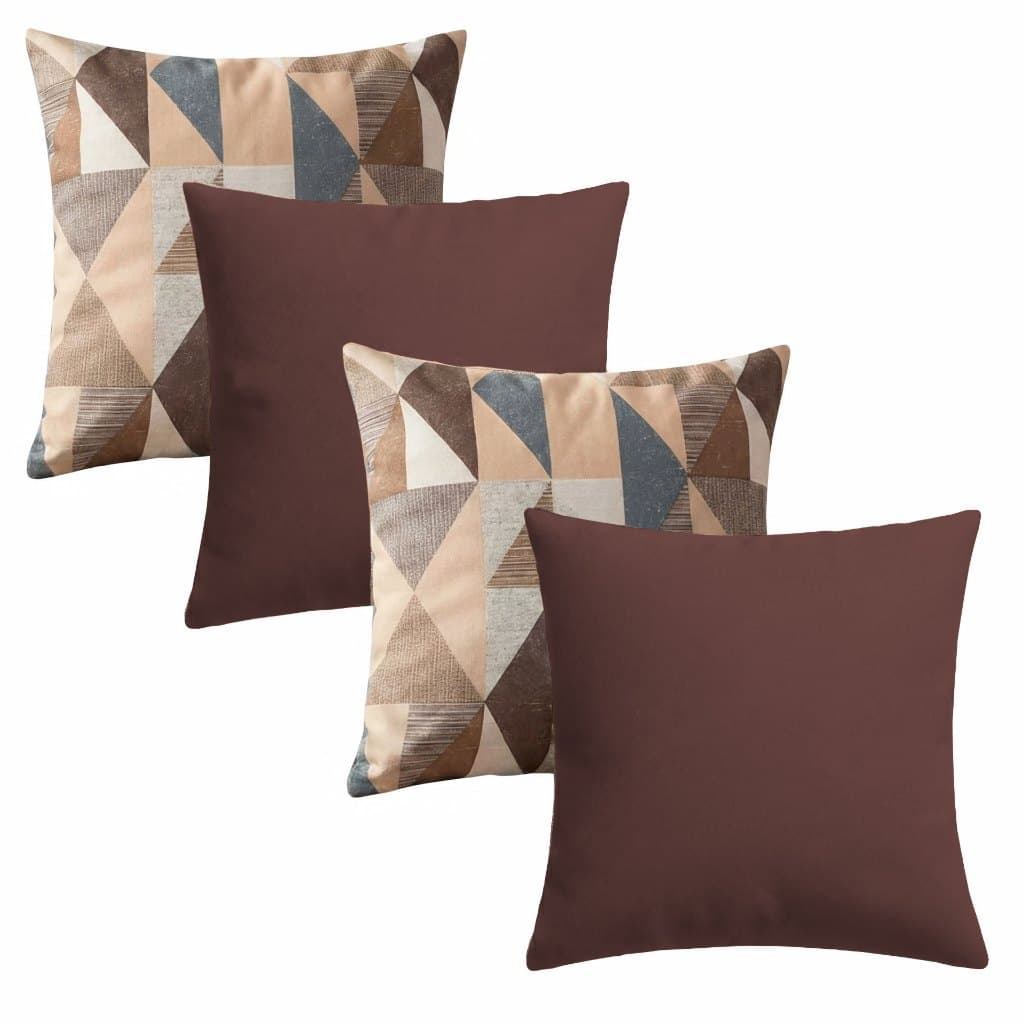 04 Almofadas Decorativas Luxo 50x50 Com ou Sem Enchimento Macia