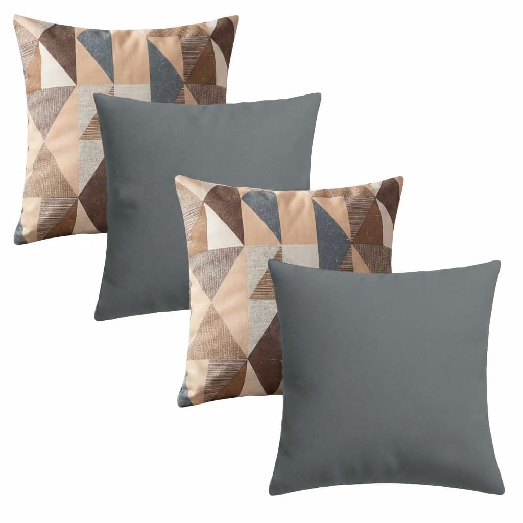 04 Almofadas Decorativas Luxo 50x50 Com ou Sem Enchimento Macia