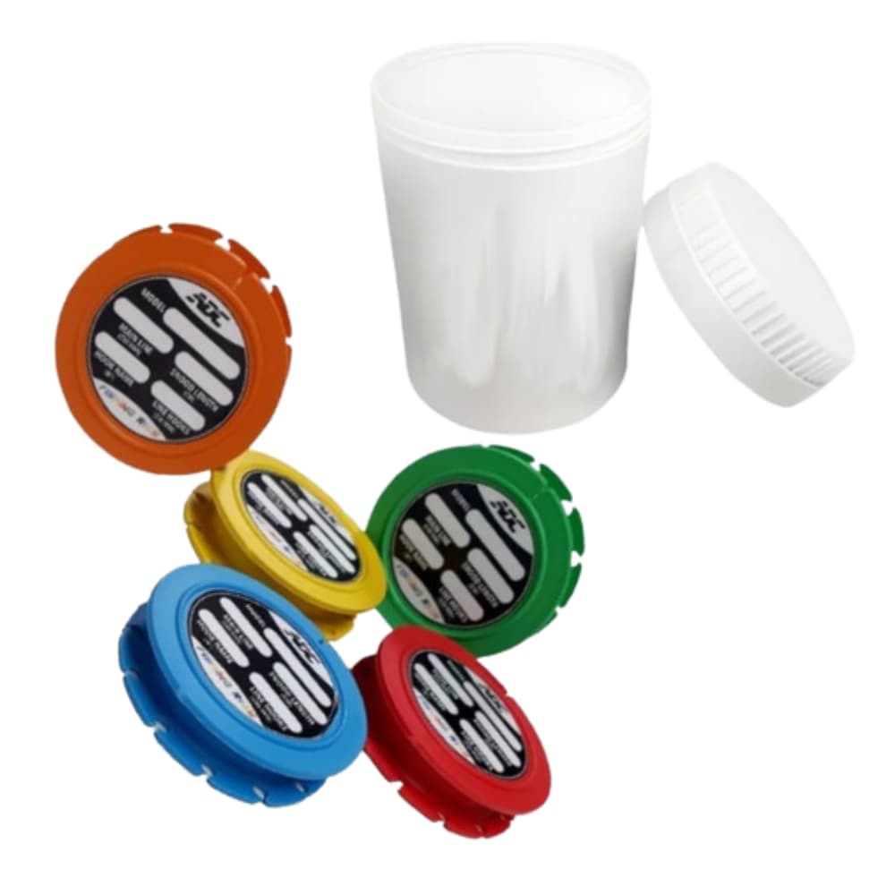 Kit Pesca De Praia - Copo + 5 Porta Chicote De Pesca