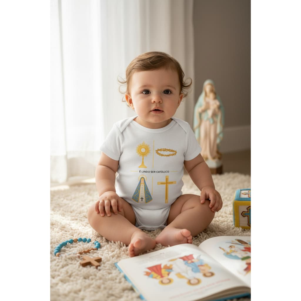 Body Personalizado "é lindo ser católico"