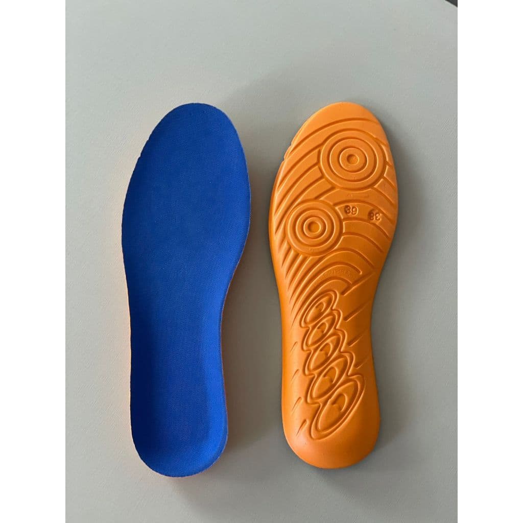 KIT 2 PARES PALMILHAS AZUL DE MASSAGEM ALÍVIO E CONFORTO SEM DORES NO DIA A DIA
