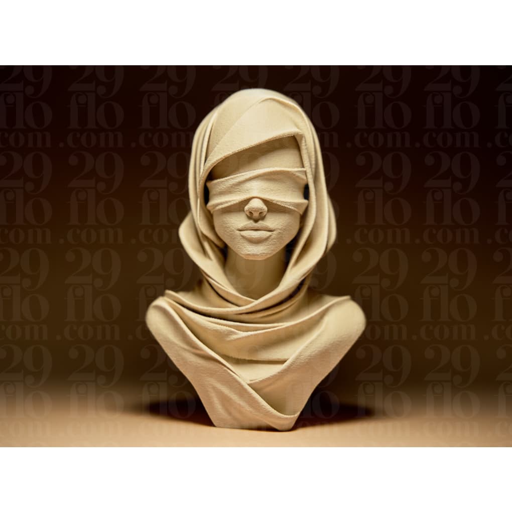 Escultura Decorativa Mulher Vendada - Themis Deusa da Justiça