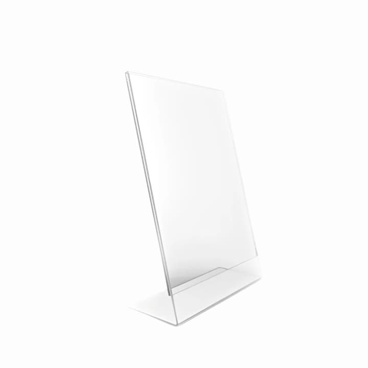 Display Acrilico Em L A4/A5/A6 Balcão Mesa Cardápio