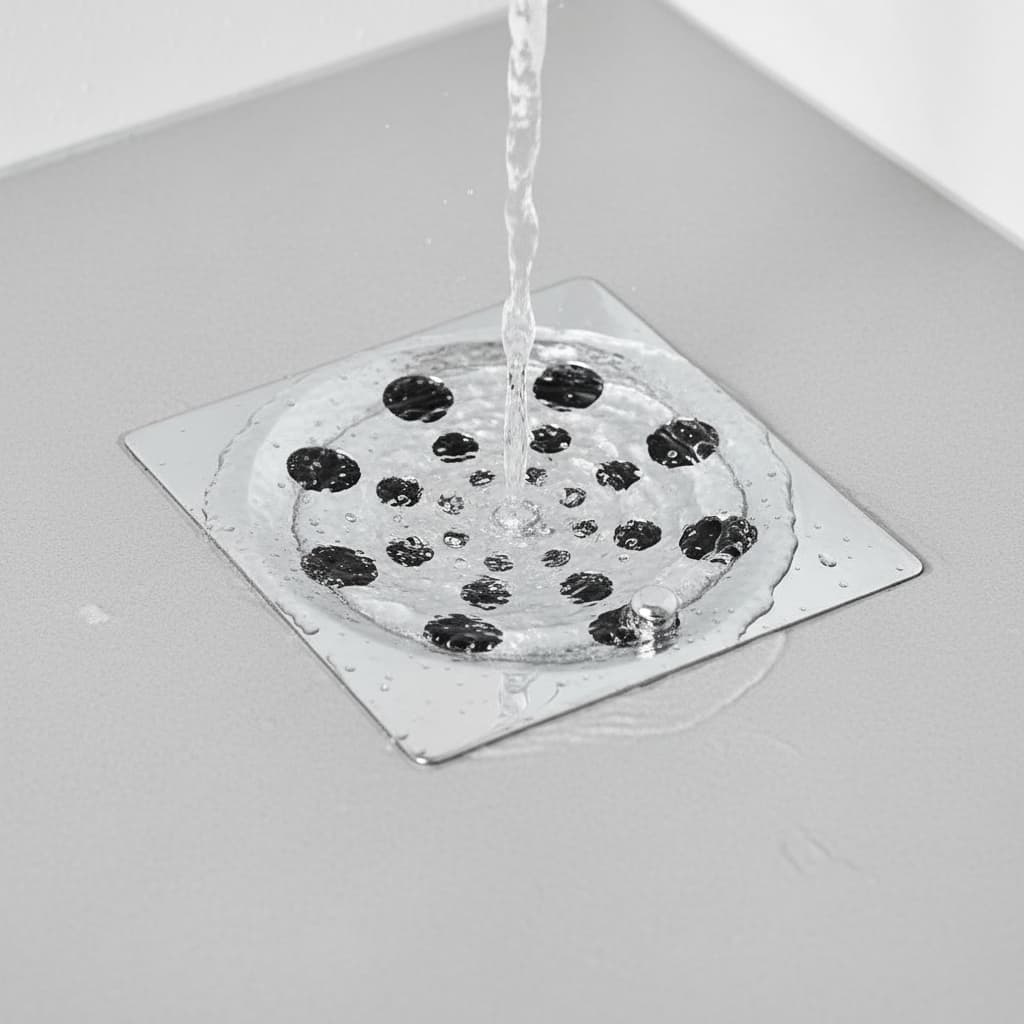 Ralo Para Banheiro Quintal Inox Tampa Grelha Quadrada Com Fecho Rotativo Abre E Fecha 9,5cm