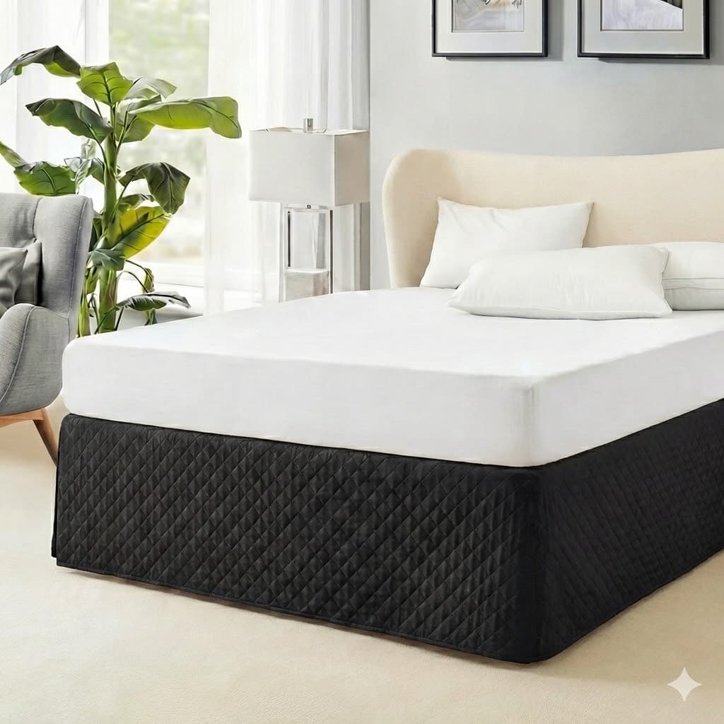 Saia De Cama Box Matelado Solteiro Casal Queen King Cobre Box Elegante Resistente Fácil De Usar Cor