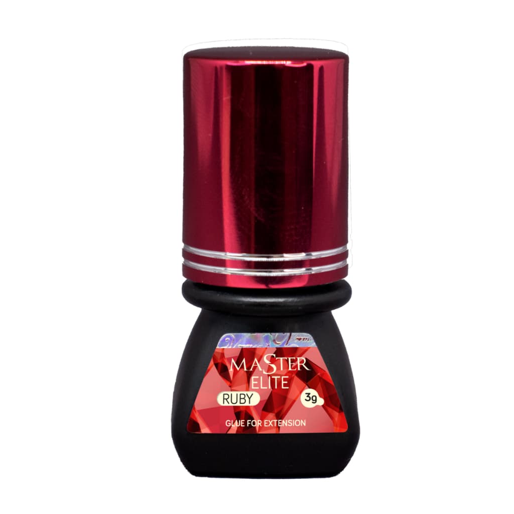 Cola Elite Master Ruby 3g Adesivo Extensão Cilios Hipoalergênico Viscosidade Fina Seca Rápido
