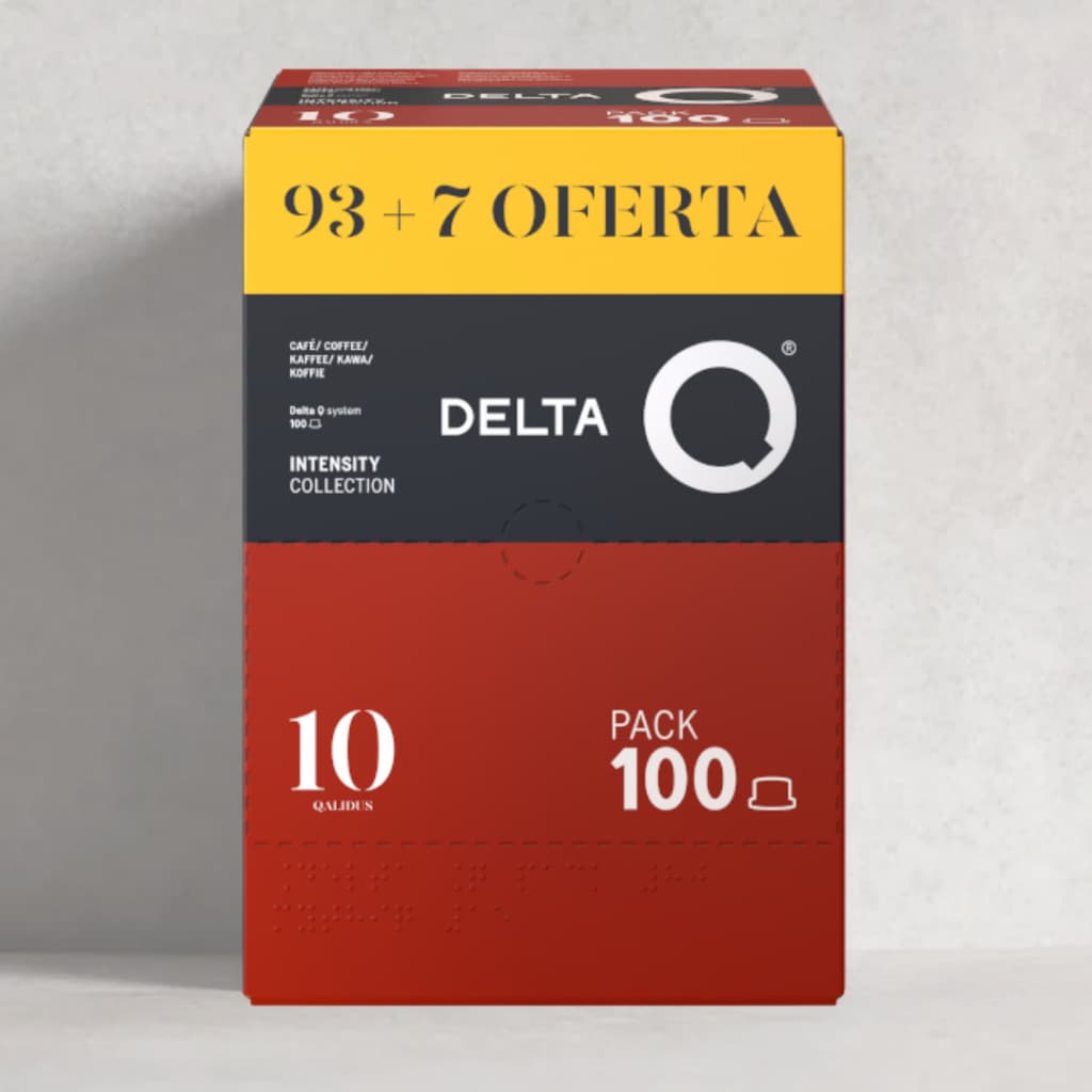 Cápsulas para Máquina Delta Q Café Espresso Pack 100 – Intensidade 9 e 10