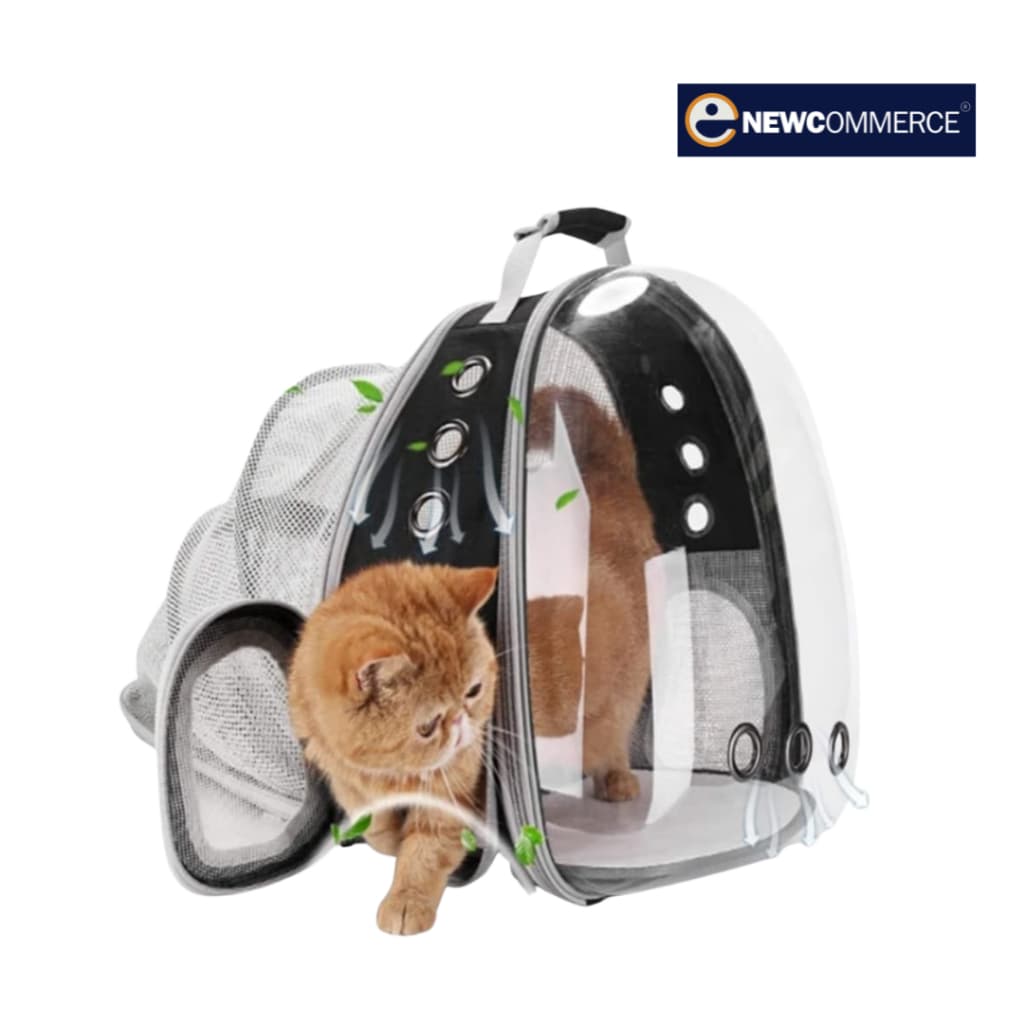 Mochila Pet Visão Panorâmica Astronauta Cachorro Adequado para viagens