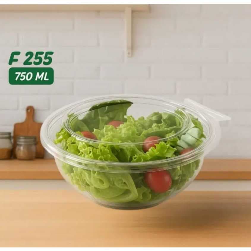 Pote Redondo 750ml c/Tampa Lacre p/Doces, Salgados e Saladas F255 Fibraform