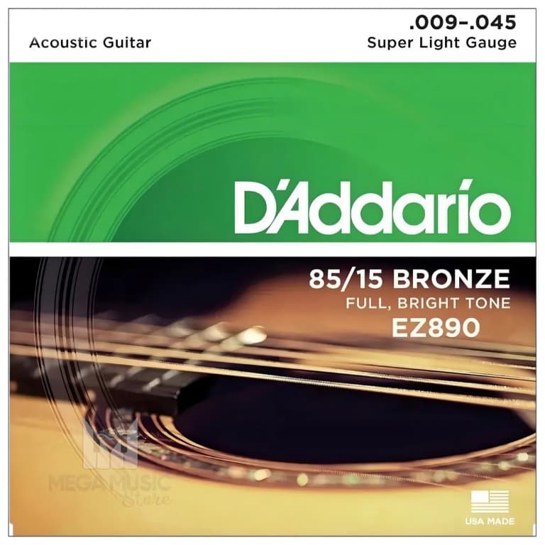 Cordas Encordoamento Daddario Ez890 Violão Aço 009