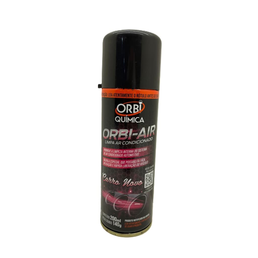 Higienizador Limpa Ar Condicionado Orbi Air Spray Higienização 200ml Fragrância