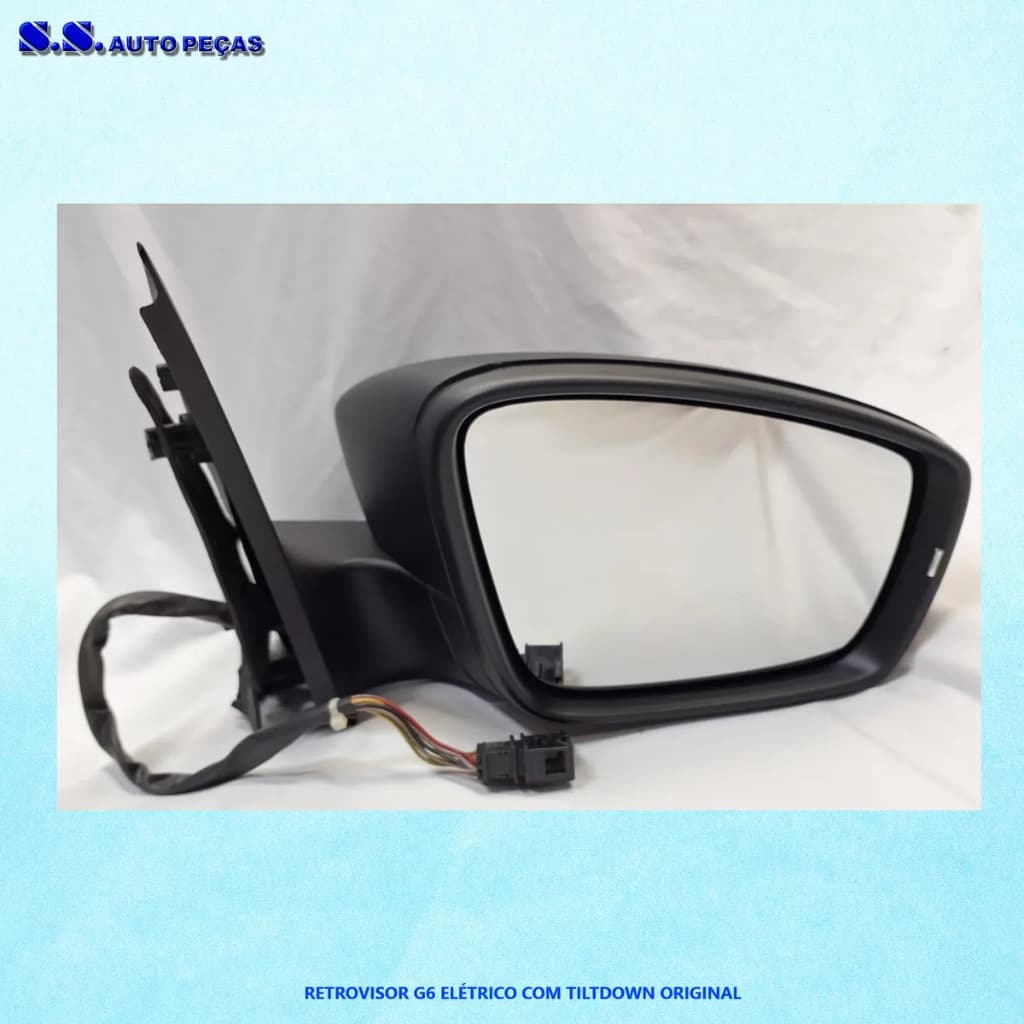 Retrovisor Gol Voyage G6 Elétrico Com Pisca Tiltdown 2012 A 2020 Original Direito