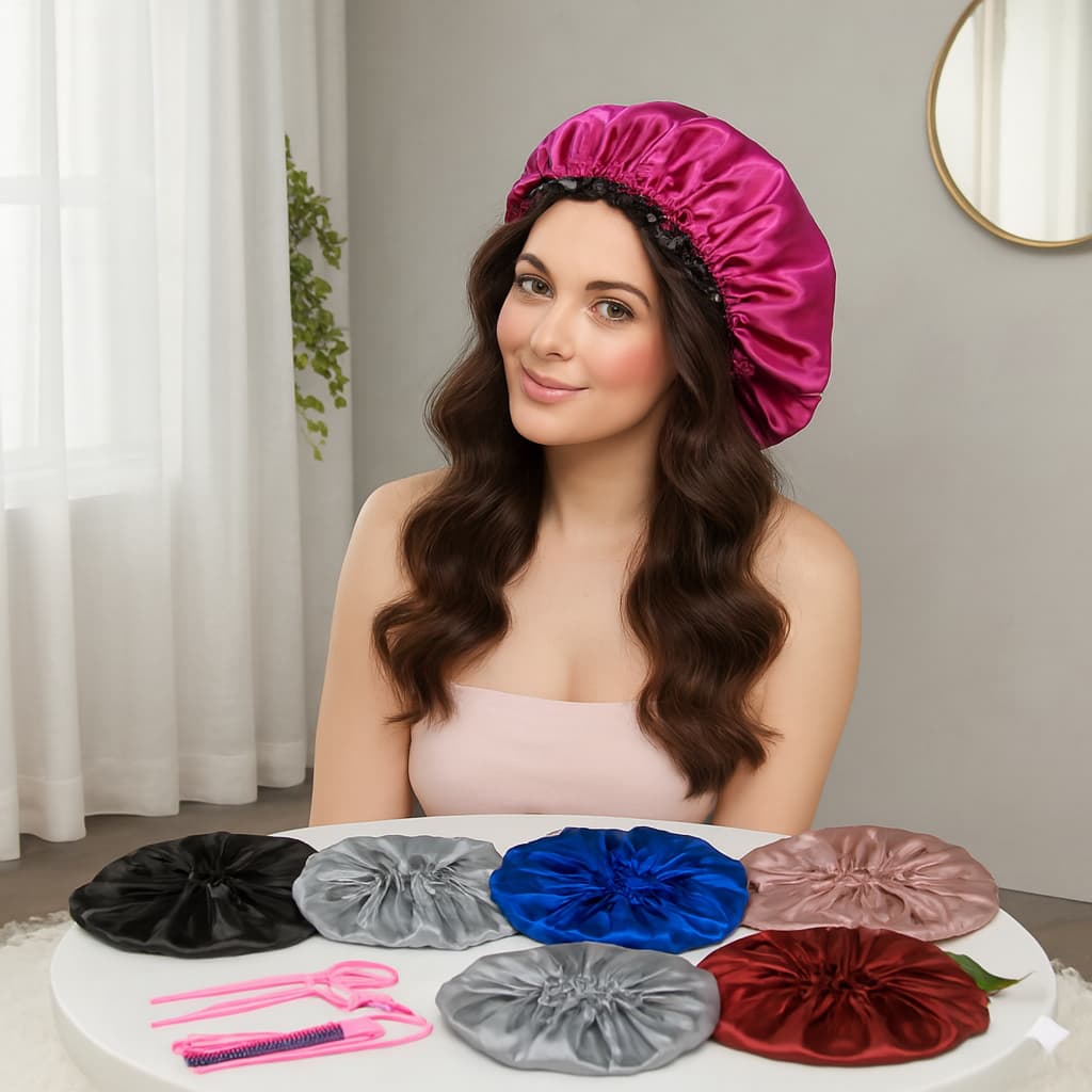 Jogo de Pentes 5 Unidades + Agulha de Trança e Escova de Cabelo - Kit Salon Completo para Todos os Tipos de Fios
