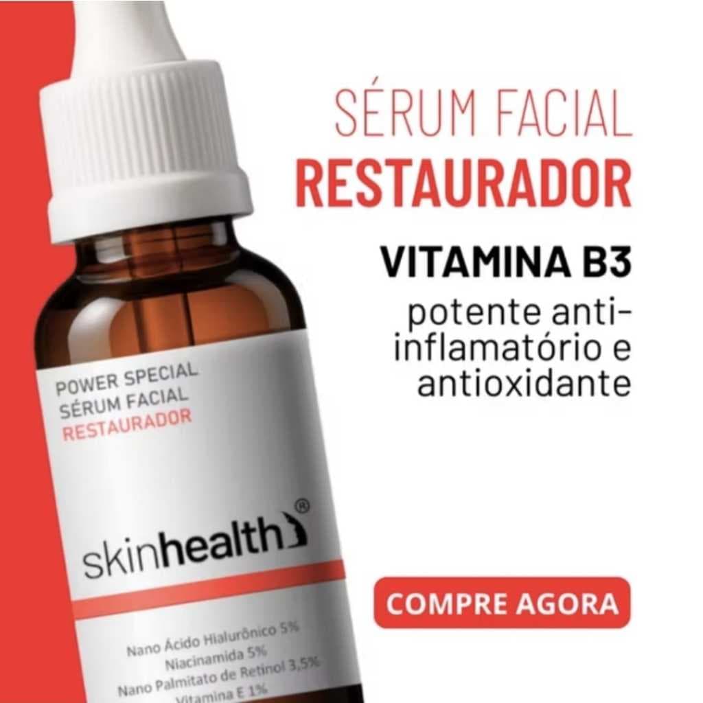 Sérum Restaurador - Sérum Nano Retinol 3,5% + Ácido Hialurônico 5% Skinhealth 30ml