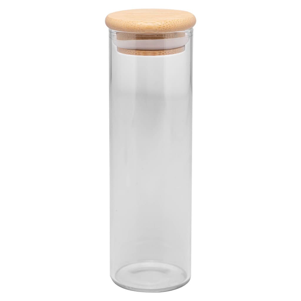 Wolff Porta Mantimento de Vidro Borossilicato com Tampa de Bambu 210ml Detalhes que Encantam