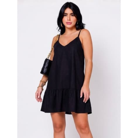 Vestido Feminino Babado Estampado Alcinha Regulada Moda Verão