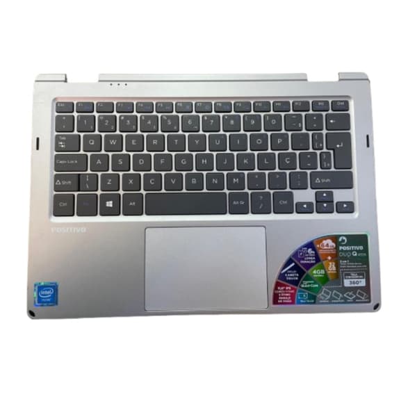 CARCAÇA SUPERIOR+ TECLADO POSITIVO DOU Q464C PC:11129862 (SEM NETFLIX)