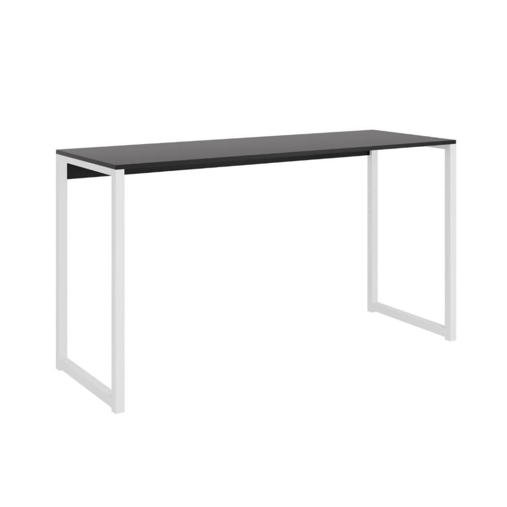 Mesa Escrivaninha Industrial Desk 90 Color Quarto Escritório Preto Branco