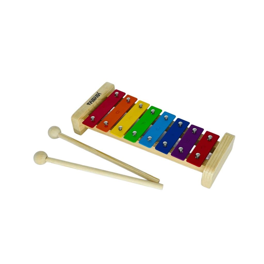 Xilofone / Metalofone Vanguarda Infantil - C/ 8 Notas Colorido
