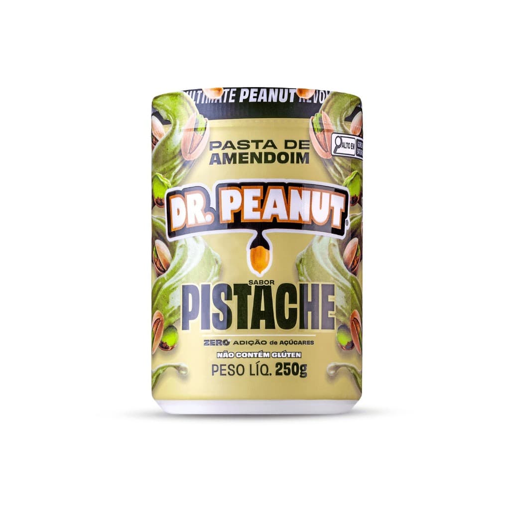 Pasta De Amendoim Dr. Peanut Sabor Pistache Com 250g