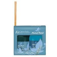 Kit Difusor de Ambiente E Sabonete Líquido Aromas Brasil 250ml Aromatizador Cheiro