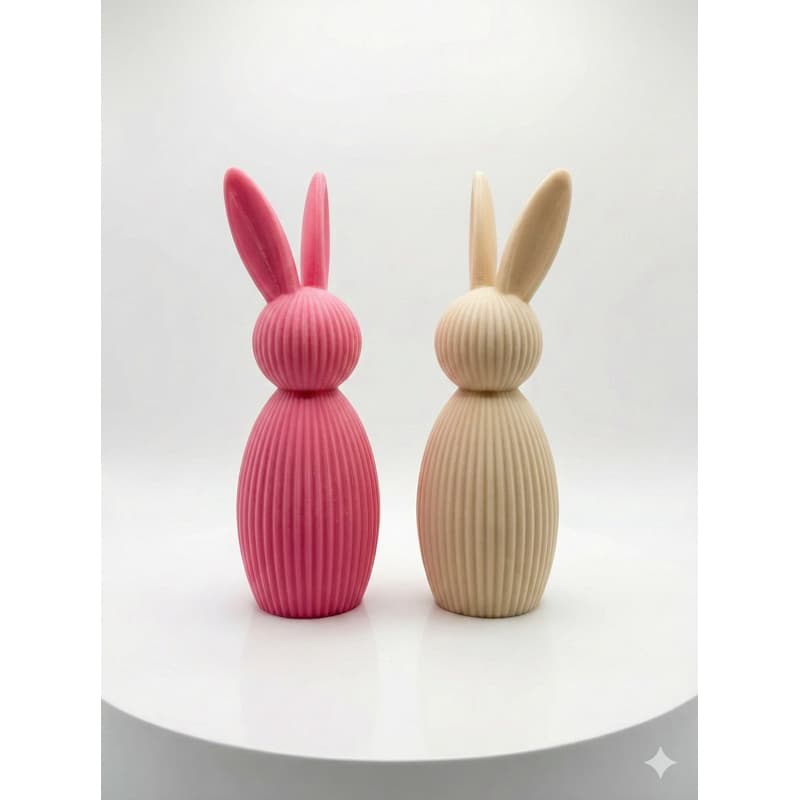 Enfeite / Adorno de Coelho de Páscoa/estatueta / decoração / presente)/ Kit 2 coelhos