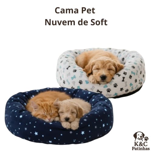 Cama Pet, Cama Nuvem de Soft para pets