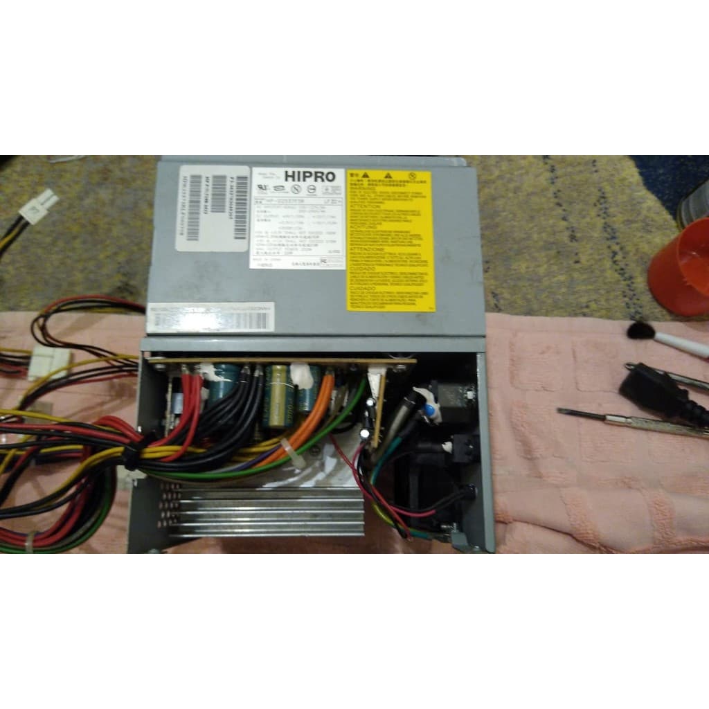 Fonte Pc Hipro250w 20pinos+4pinos12v -5v com cabo de força