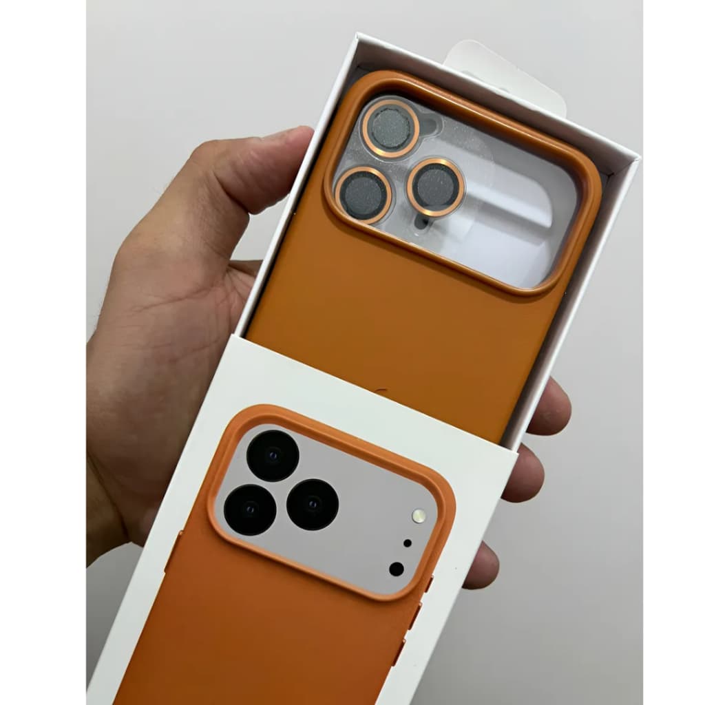 Nova Capa Magsafe De Couro Para IPhone 17 17Air 17Pro 17 Pro Max Com Adsorção Magnética