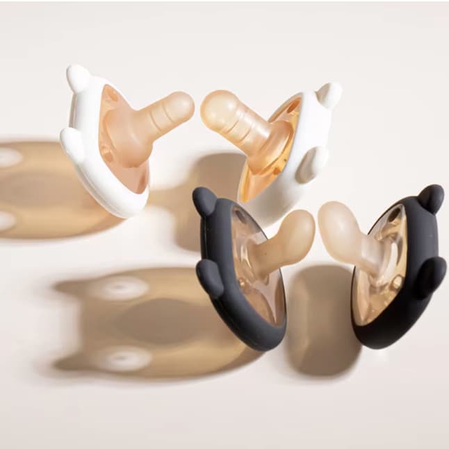 Chupeta De Silicone Ortodôntica - Chupeta 0 - 6 Meses Imita Seio Materno -Chupeta Ursinho Soft - Chupeta Latex