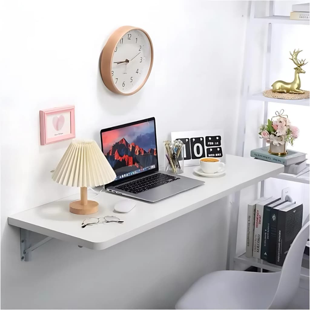 Mesa Fixa Compacta MDF 100x50 | Moderna p/ Sala, Cozinha ou Escritório | Uso VersátilMesa Fixa Compacta MDF 100x50 | Mod