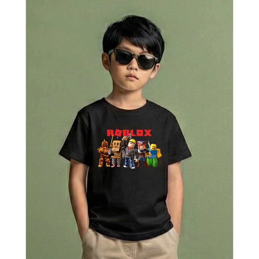 Camiseta Infantil Algodão Roblox Gamer Lançamento Gamer