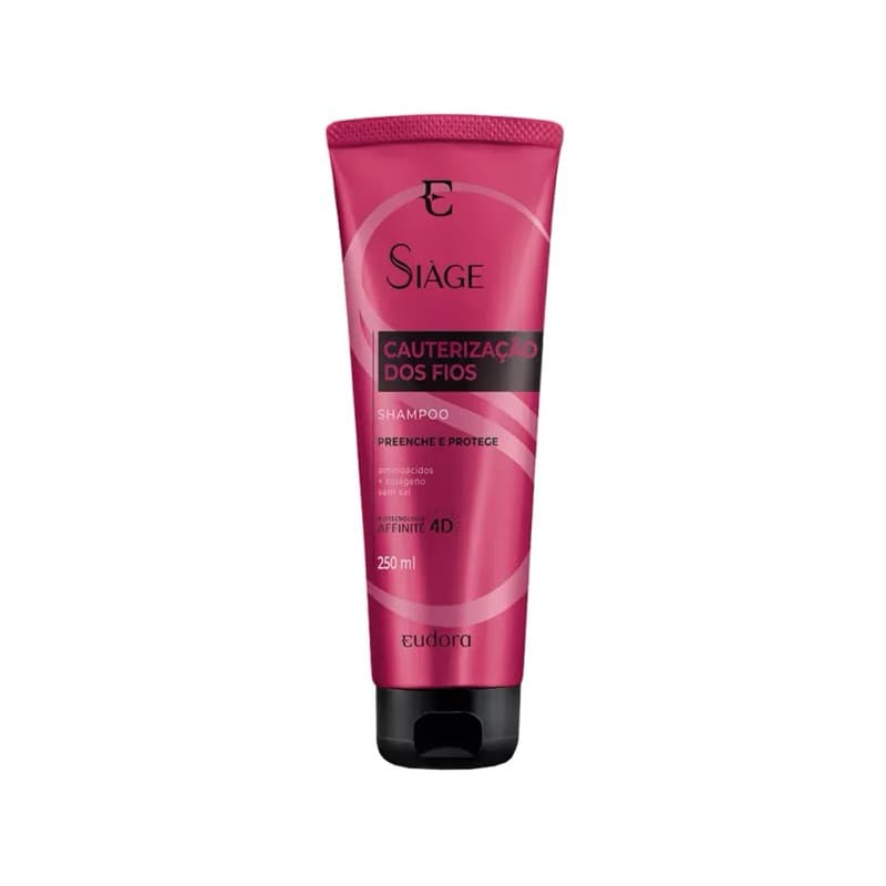 Shampoo Eudora Siàge Cauterização Dos Fios 4D 250ml