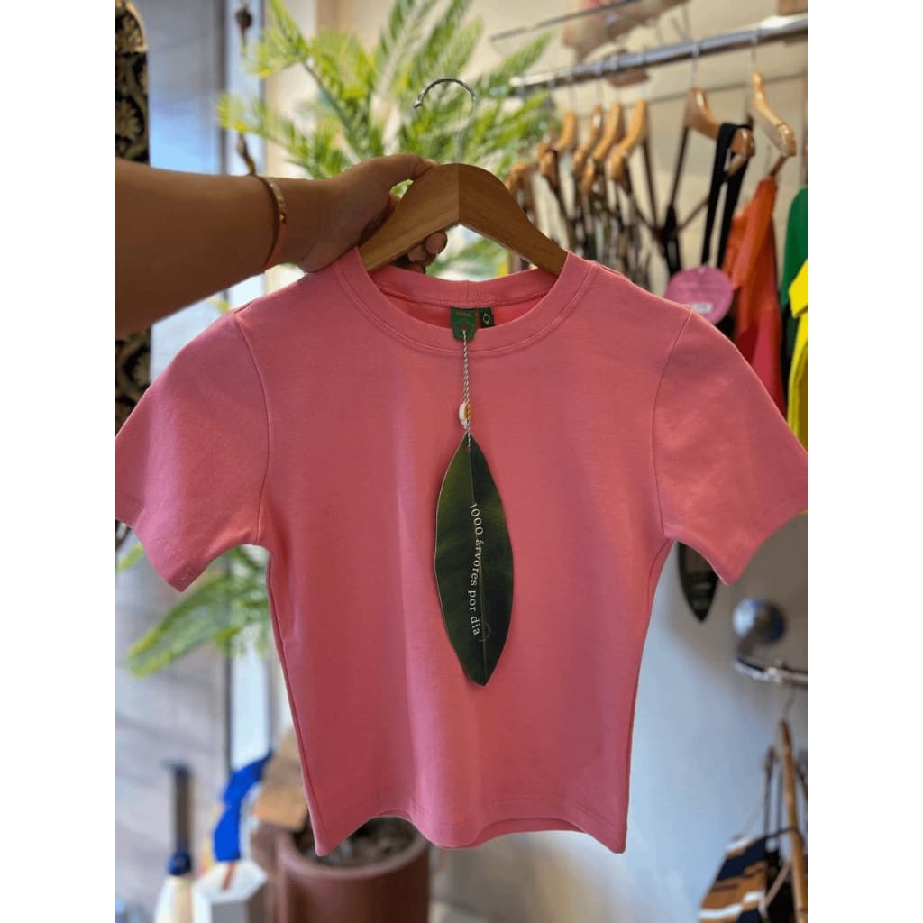 Blusa Ribaninha F  Rosa Bebe