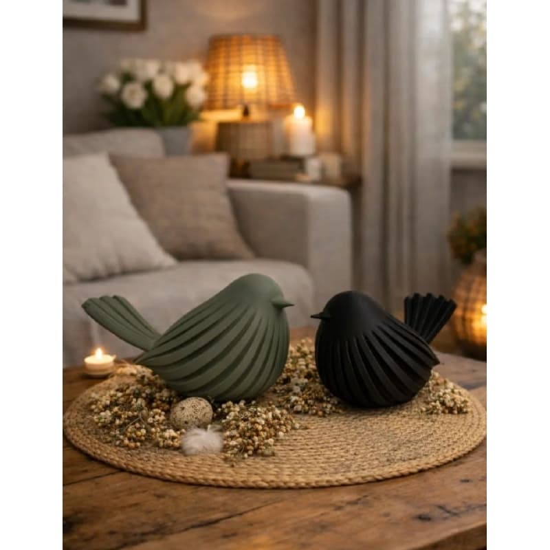 Casal de Pássaros decorativos para Sala, Quarto, Cozinha e diversos ambientes moderno e minimalista.