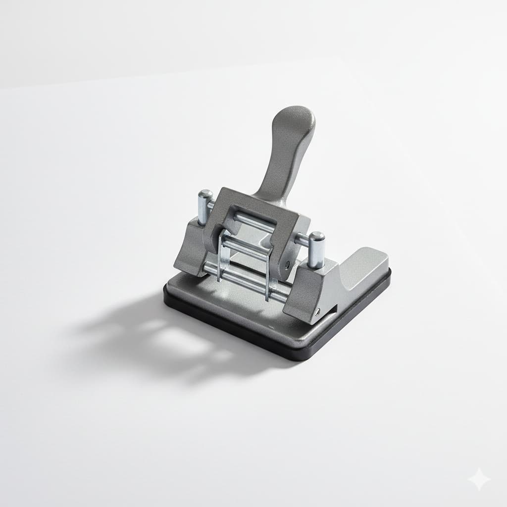 Perfurador / Furador De Papel P/ 30 Folhas - Ferro - 2 Furos