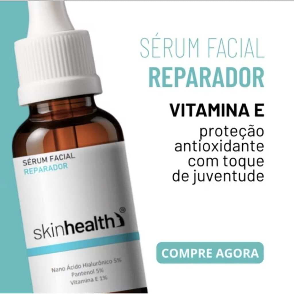 Sérum Reparador (Ácido Hialuronico) 30ml - Hidratação E Restauração Na Pele