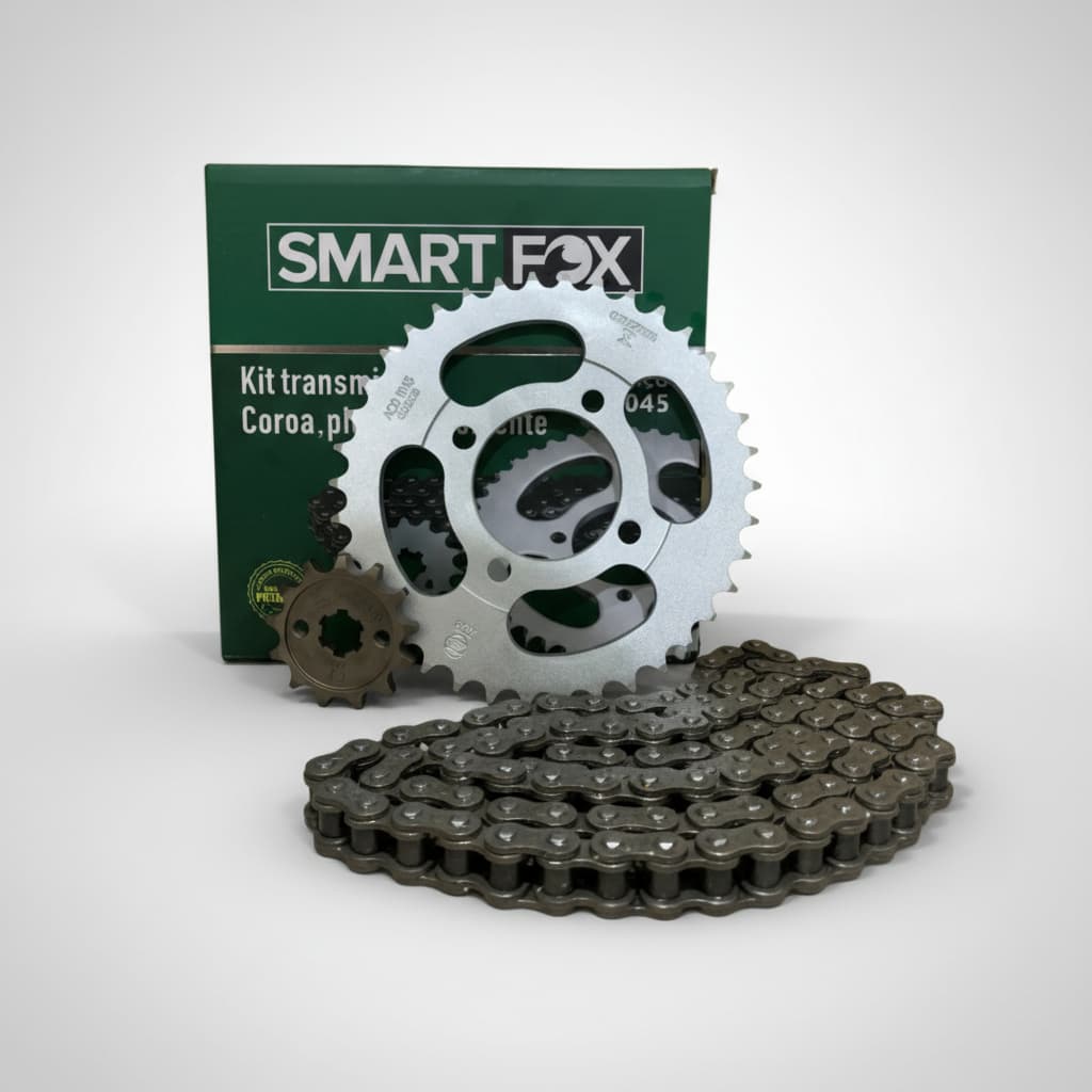 Kit Relação Transmissão Shineray Jet 50 S/Retentor Smart Fox