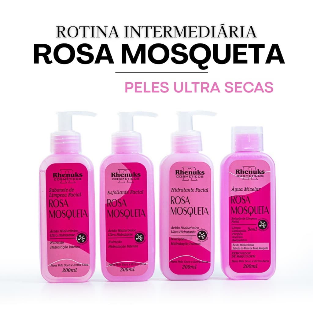 Kit Skincare  Rosa Mosqueta Ultra Hidratante Rhenuks