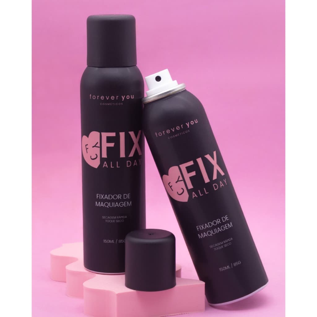 Fixador De Maquiagem FIX ALL DAY 150ML FOREVERYOU COSMETICOS